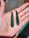 #4 Pounamu Earrings (55mm)