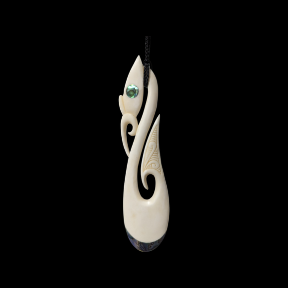 Large Bone Carving Manaia #9