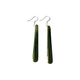 #31 Greenstone Drop Earrings (60mm)