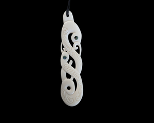 Large Bone Carving Manaia #19