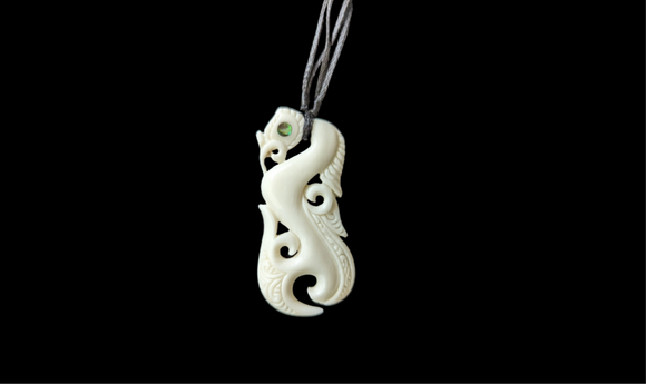 Small Manaia Bone Carving  #8