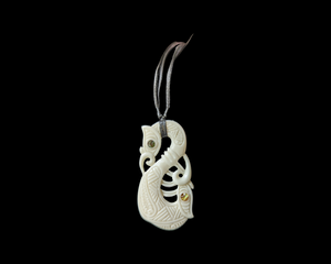 Small Manaia Bone Carving  #9