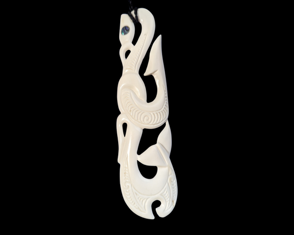 XLarge Bone Carving Manaia #2