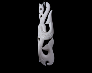 XLarge Bone Carving Manaia #3