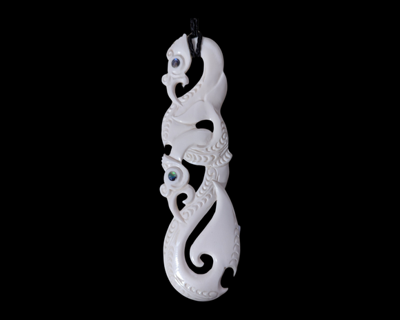 XLarge Bone Carving Manaia #5