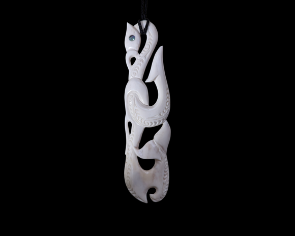 XLarge Bone Carving Manaia #6