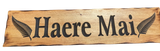 Haere Mai Wooden Sign