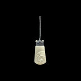 Small Bone Carving Toki Single Koru #27A