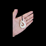 Bone Carving Hei Matau #4A