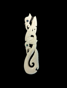 Large Bone Carving Manaia #17