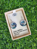 Paua Koru Earrings #13