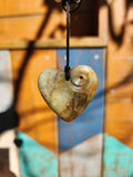 #12 Heart with Koru Jasper (40mm)