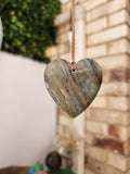#B25 Heart (50mm) Obay Stone