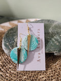 Porowhita Clay Earrings - Baby Blue
