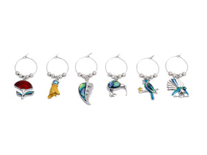 Kiwi Nature Wine Glass Charms