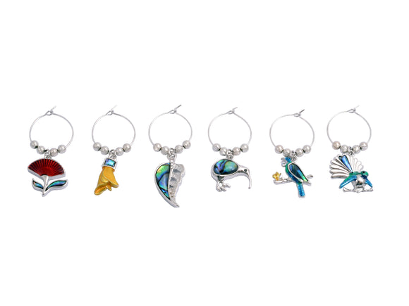 Kiwi Nature Wine Glass Charms