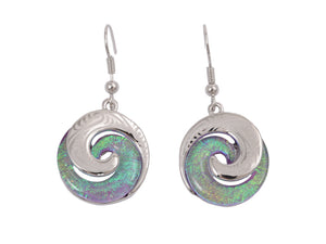 Lavender Koru Earrings