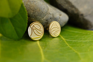 Rerehua Māngopare Studs - GOLD
