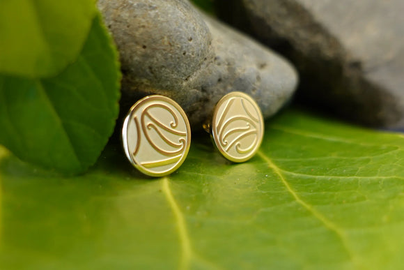Rerehua Māngopare Studs - GOLD