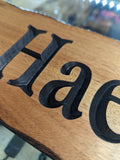 Haere Mai Wooden Sign