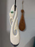 Large Bone Carving Manaia #9