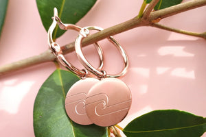 Rerehua Tino Hoops - ROSE GOLD