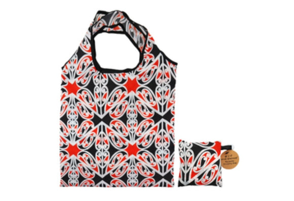 Māori Design Folding Shopping Bag