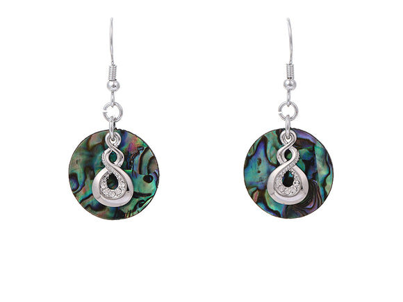 #A Paua Twist Earring