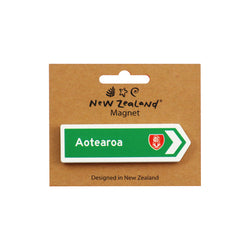 Aotearoa Road Sign Magnet