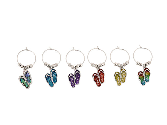 Jandal Wine Glass Charms