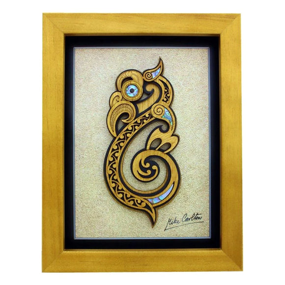 Framed Manaia