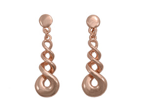 Gold Twist Earrings