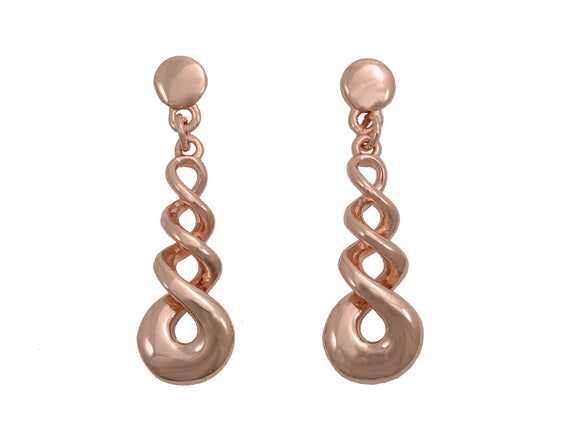 Gold Twist Earrings