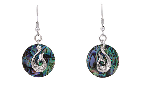 Paua Hook Earring