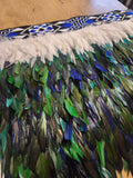 #H1 Korowai Adult Blue Green Half Length