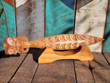 Wooden Paddle with Stand