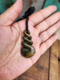 #37 Pikorua Greenstone(40mm)