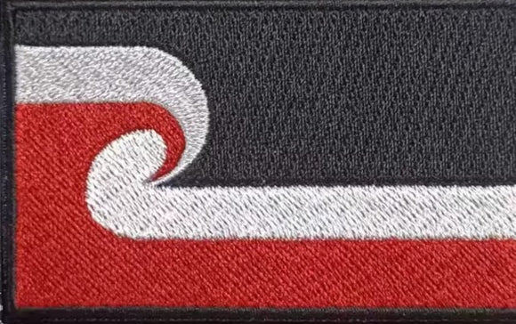 Māori Flag Iron on patch