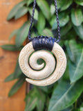 #2 Koru Whale Bone Carving