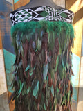 #Q17 Green Kākahu ( Korowai ) - 3/4 Length