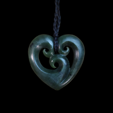 #2A Heart Triple Koru (50mm)