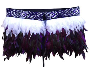 # Q Kākahu (Korowai) -  Purple - Medium