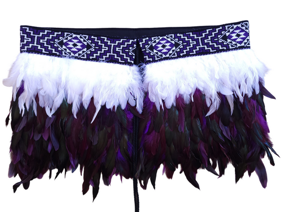 # Q Kākahu (Korowai) -  Purple - Medium