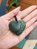 #B23 Carved Heart Pendant (40mm)