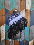 #A1 Black & White ( Korowai ) Quarter Length (Small to Large)