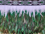 #A5 Green Kākahu ( Korowai ) - Quarter Length - Large