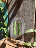 #70B Greenstone Earrings (70mm)