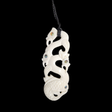 Medium Bone Carving Manaia #20