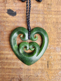 #2B Heart with Koru (60mm)