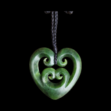 #2B Heart with Koru (60mm)